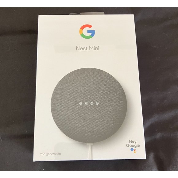 google Other - Google Nest Mini 2nd Generation Speaker Brand New Sealed Unopened Package MINT